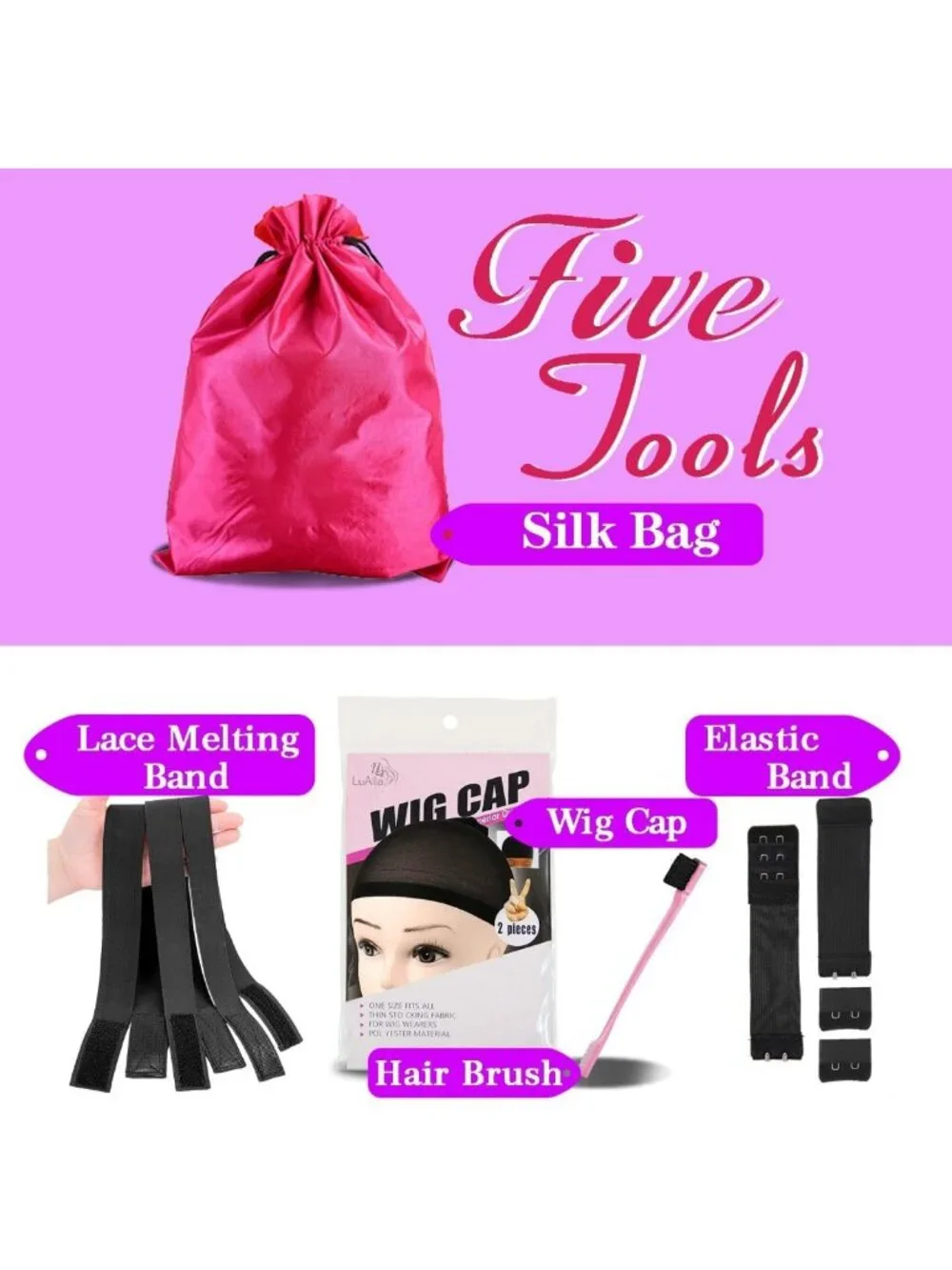 24-Inch Glueless Human Hair Lace Front Wig - Pre-Plucked & Ready to Wear